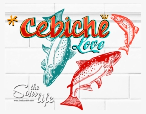 Cebiche Love Logo - Fish Jumping Out Of Water #1595802