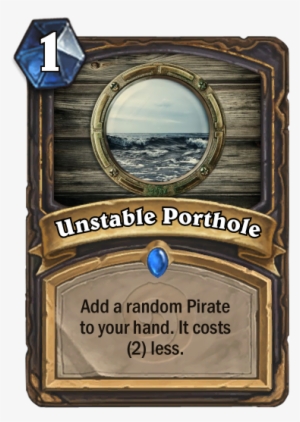Let's Keep The Unstable Portal Puns Coming With Unstable - Cloak Of Shadows Hearthstone #1595867