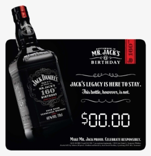 Jd Black Bottle A5 Wobbler Fa 640 #1596014