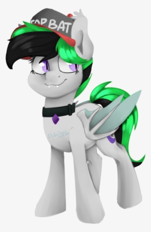 Chibadeer, Bat Pony, Cap, Female, Hat, Mare, Oc, Oc - Cartoon #1596016