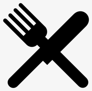 White Fork And Knife Png - Knife And Fork Logo Png #1596204