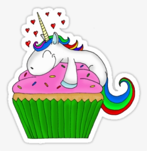 Wir Lieben Einhörner - Cupcake Clipart Mit Gesicht #1596413