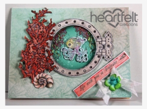 Porthole And Coral Project - Heartfelt Creations Deluxe Flower Shaping Kit Hcst1-401 #1596721