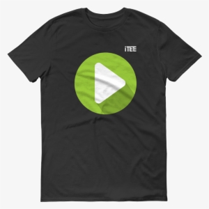 Play Button Lightweight Fashion Short Sleeve T Shirt - J Train Shirt #1597132