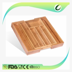 Bamboo Fashion Kitchen Drawable Spoon Fork Knife Organizer - Kitchen #1598041