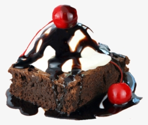 Brownie A La Mode - Brownie Ice Cream Png #1598268