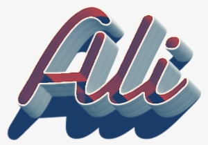 Ali 3d Letter Png Name - Graphic Design #1598398