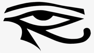 Black Left Eye Of Ra 4 3/4" X 2 3/4" #1598449