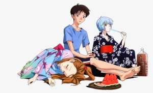 Shinji Ikari Rei Ayanami Asuka Langley Soryu Komm Susser - エヴァンゲリオン 新 劇場 版 破 #1598645