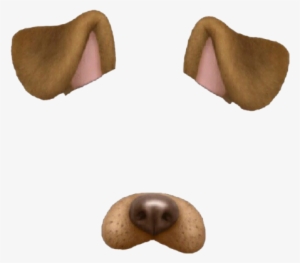 Dog Puppy Snapchat Cat We Heart It - Snapchat Dog Filter Png #1598875