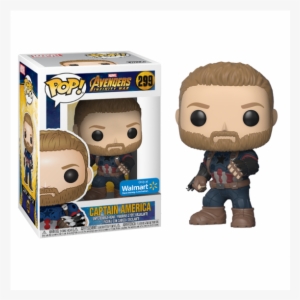 Marvel Avengers Infinity War Pop Vinyl Bobblehead Captain - Captain America Infinity War Funko Pop Walmart #1598953