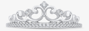 Rf0737t-25w - Diamond Crown Ring In 10k White Gold (1/10 Cttw), Women's, #1599025 Rf0737t-25w - Diamond Crown Ring In 10k White Gold (1/10 Cttw), Women's, #1599025