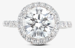 Ring Tiara Halo Round Diamond Crown Basket Pink - Pre-engagement Ring #1599324