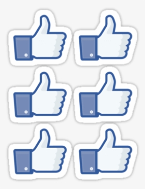 Facebook Like Thumbs Up ×6 Sticker - Facebook Like Icon #1599379