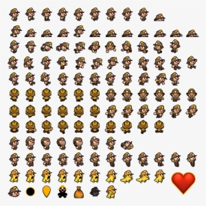 Previous Sheet - Spelunky Character Sprite Sheet #1599906