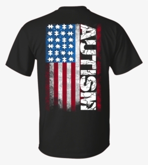 Special Limited Edition Autism American Flag Shirt - Blue Lives Matter Long Sleeve Tees #160001
