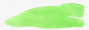 Free Download - Watercolor Brush Stroke Yellow Green Png #160205