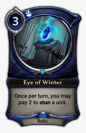 Eye Of Winter - Frog Eternal Card Game #160569