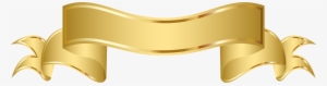 Gold Ribbon Banner Png - Free Transparent Png Download - Pngkey