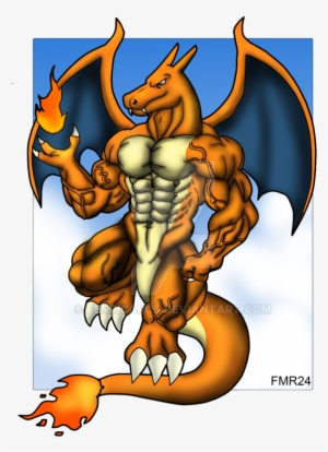 Charizard By Fenricarus-d5osem2 - Ripped Charizard #160959