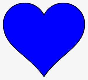 Shapes Png - Dark Blue Heart #161513