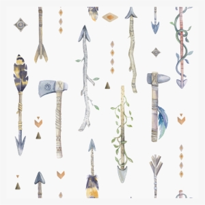 Colorful Bow And Arrow Transparent Decorative #161620