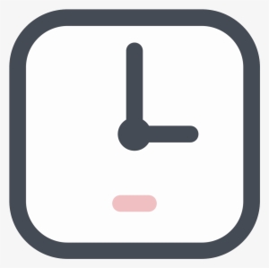 Square Clock Icon - Relógio Icon Png #161681