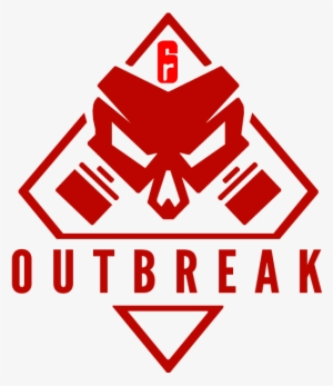 Couldn't Find A Good Png Version Of The Outbreak Logo, - Outbreak Rainbow Six Logo #161731