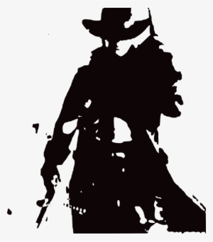 Small - Cowboy Art Black And White #162075