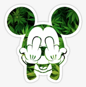 Hands Mickey Mouse Weed Png Svg Royalty Free Stock - Mickey Weed #162120