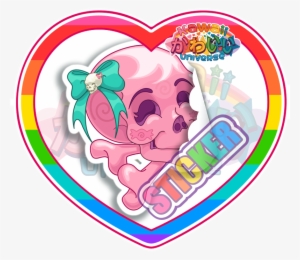 Cute Pink Skull Sticker #162357 Cute Pink Skull Sticker #162357