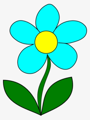 This Free Clipart Png Design Of Blue Flower #162413