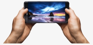 Entertainment - Smart Phone In Hand Png #163007