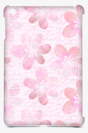 Watercolor Flower Pattern Hard Case For Ipad Mini - Iphone #163010