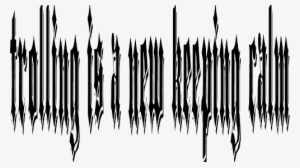 Trolling Is A New Keeping Calm - Line Art #163273