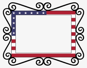 This Free Icons Png Design Of Us Flag Frame #165090