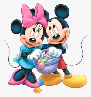 Easter Clipart Disney - Happy Easter Mickey And Minnie #165422