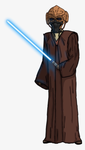 Plo Koon Drawing Star Wars Lightsaber - Star Wars Plo Koon Png #165561
