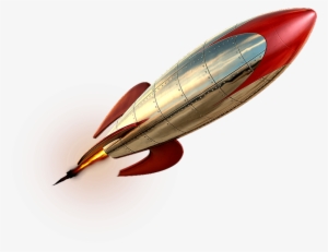 Best Red-white Steel Rocket Png - Rocket Png #165858