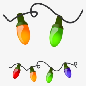 Christmas Lighting Clip Art - Christmas Lights On A String #165910