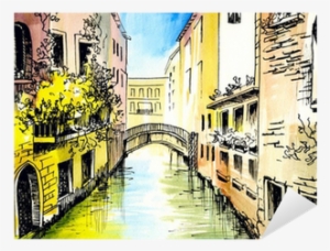 Сanal In Venice Sticker • Pixers® • We Live To Change #166381