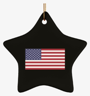 Usa Flag Ceramic Star Ornament - Chris Brown State Of The Union #166682