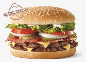 Picture Transparent Library Hamburger Transparent Ultimate - Hungry Jacks Ultimate Double Whopper #166825
