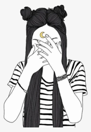 Girl Drawing Tumblr Png - Girl Drawing Png #167852