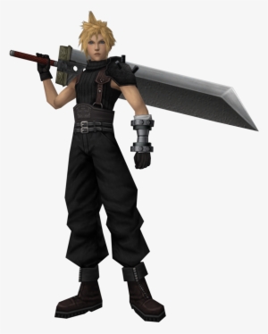 16-bit Cloud Strife - Final Fantasy Vii Sprites - Free Transparent PNG ...