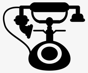 Vintage Phone Icon Png - Old Phone Clip Art #168071