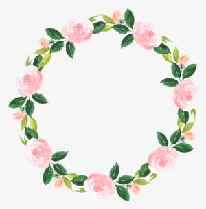 Hand Painted Pink Rose Flower Png Transparent - Wall #168467