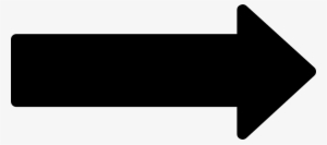 Right Long Black Arrow Comments - Black Arrow Transparent #168654