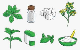 Free Hand Drawn Stevia Vector - Vector Graphics #168741