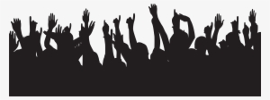 Clipart Royalty Free Download Party People Hands Up - Party People Silhouette Png #168769